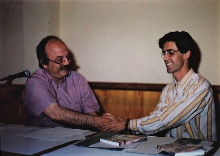 Mattos y Majfud en Presentación libro Memorias de un desaparecido Tbó 1996